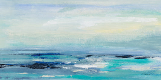 Reproduction of Turquoise Sea Waves II by Silvia Vassileva - Wall Decor Art