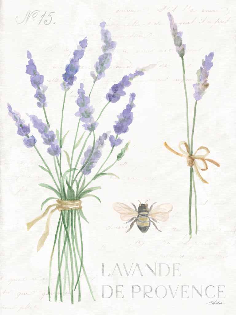 Reproduction of Lavender Fields V by Silvia Vassileva - Wall Decor Art