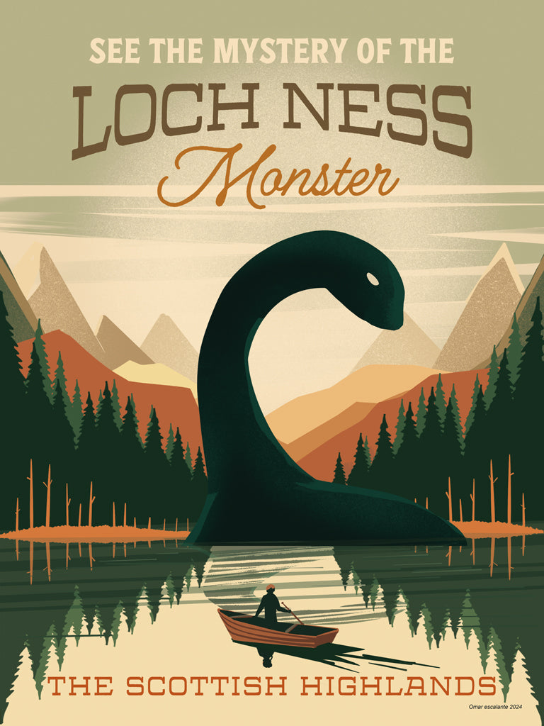 Reproduction of Cryptid Tourism III by Omar Escalante - Wall Decor Art