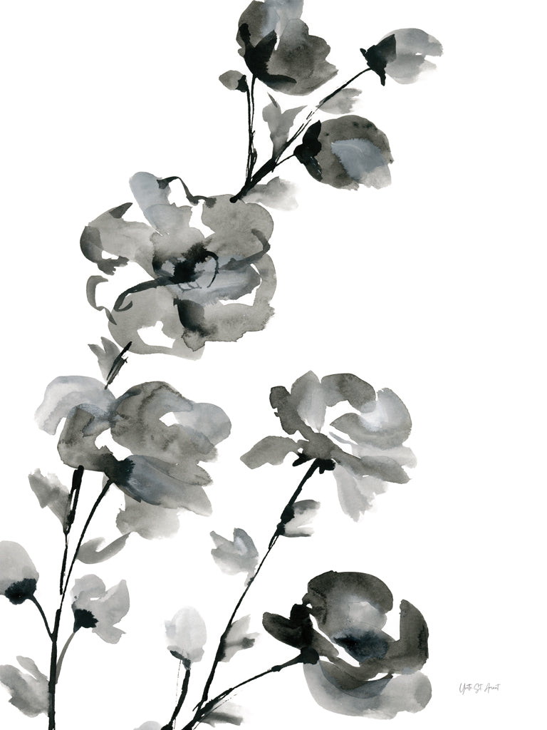 Reproduction of Fleur BW III by Yvette St. Amant - Wall Decor Art