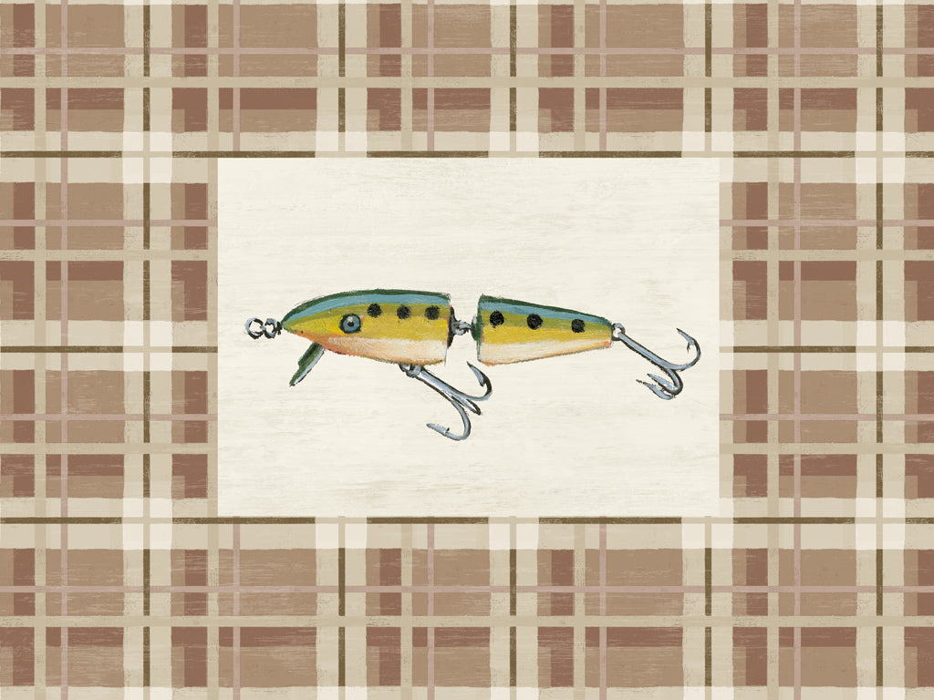 Reproduction of Waters Edge VII Plaid by James Wiens - Wall Decor Art