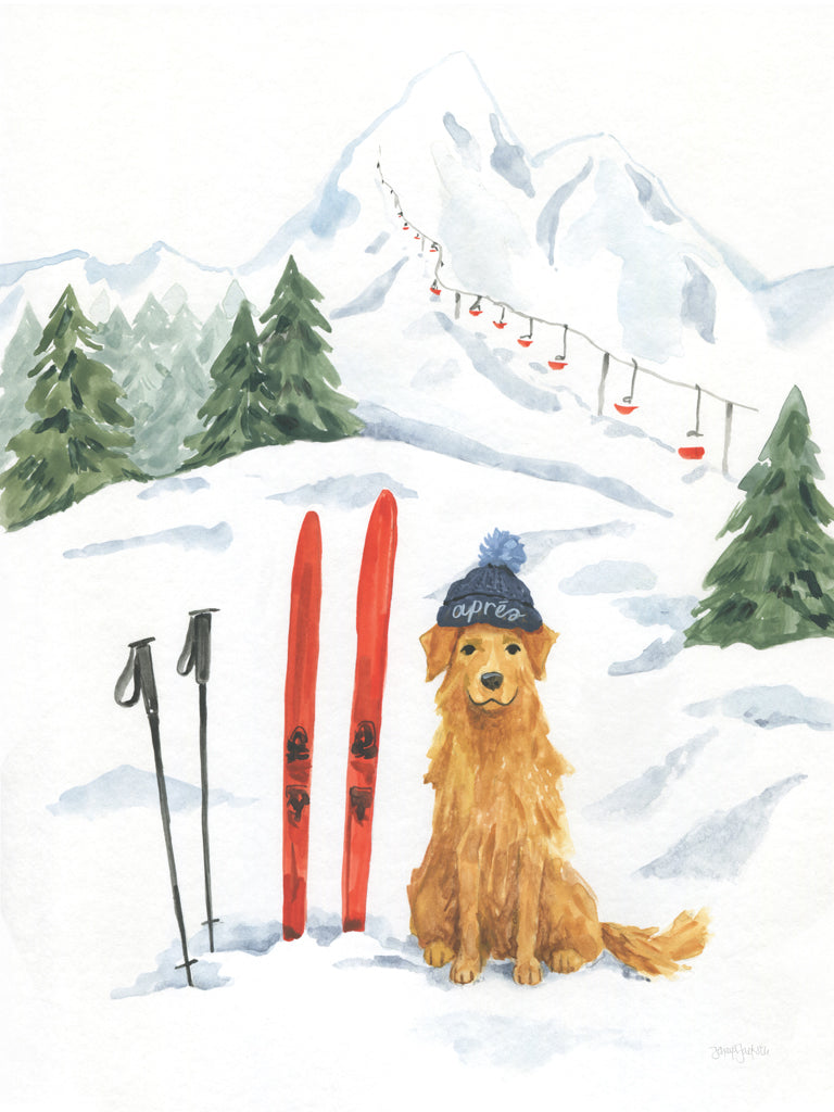 Reproduction of Apres Ski Dogs I by Jenaya Jackson - Wall Decor Art