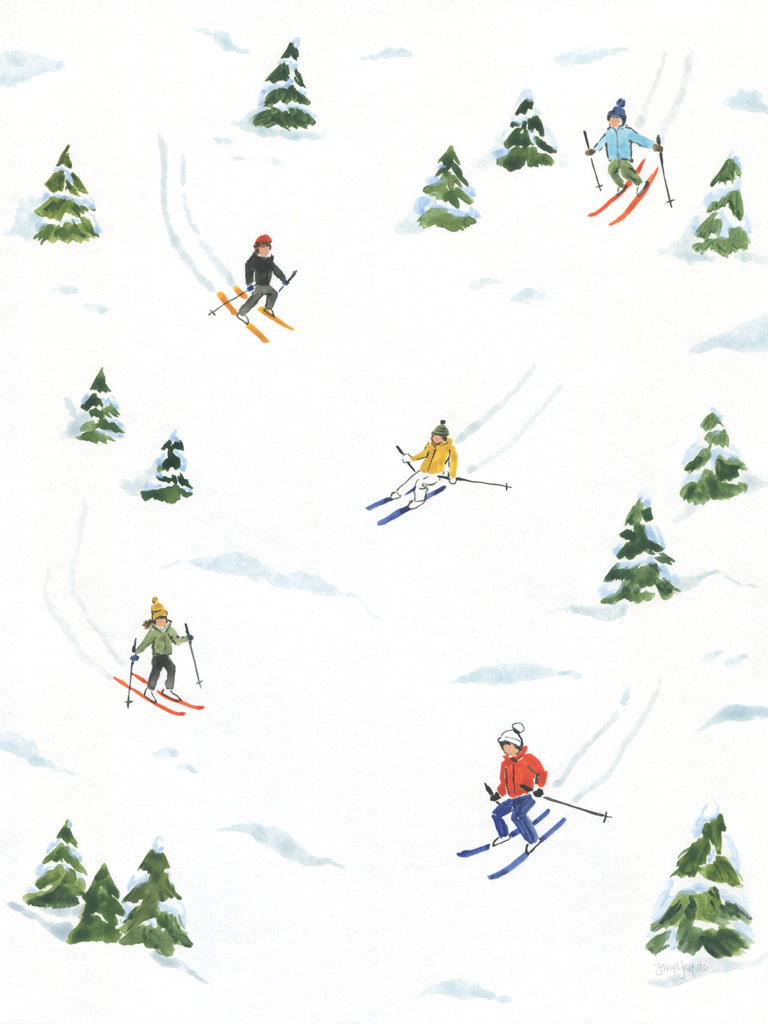 Reproduction of Apres Ski Dogs III by Jenaya Jackson - Wall Decor Art