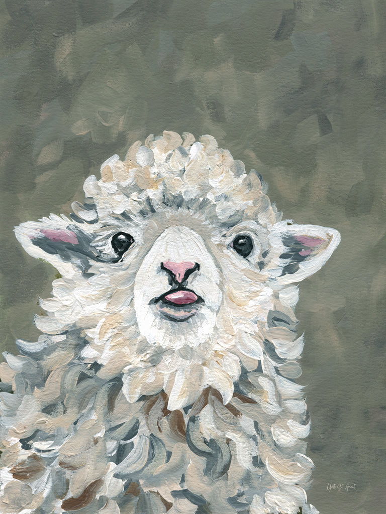 Reproduction of Silly Little Lamb by Yvette St. Amant - Wall Decor Art