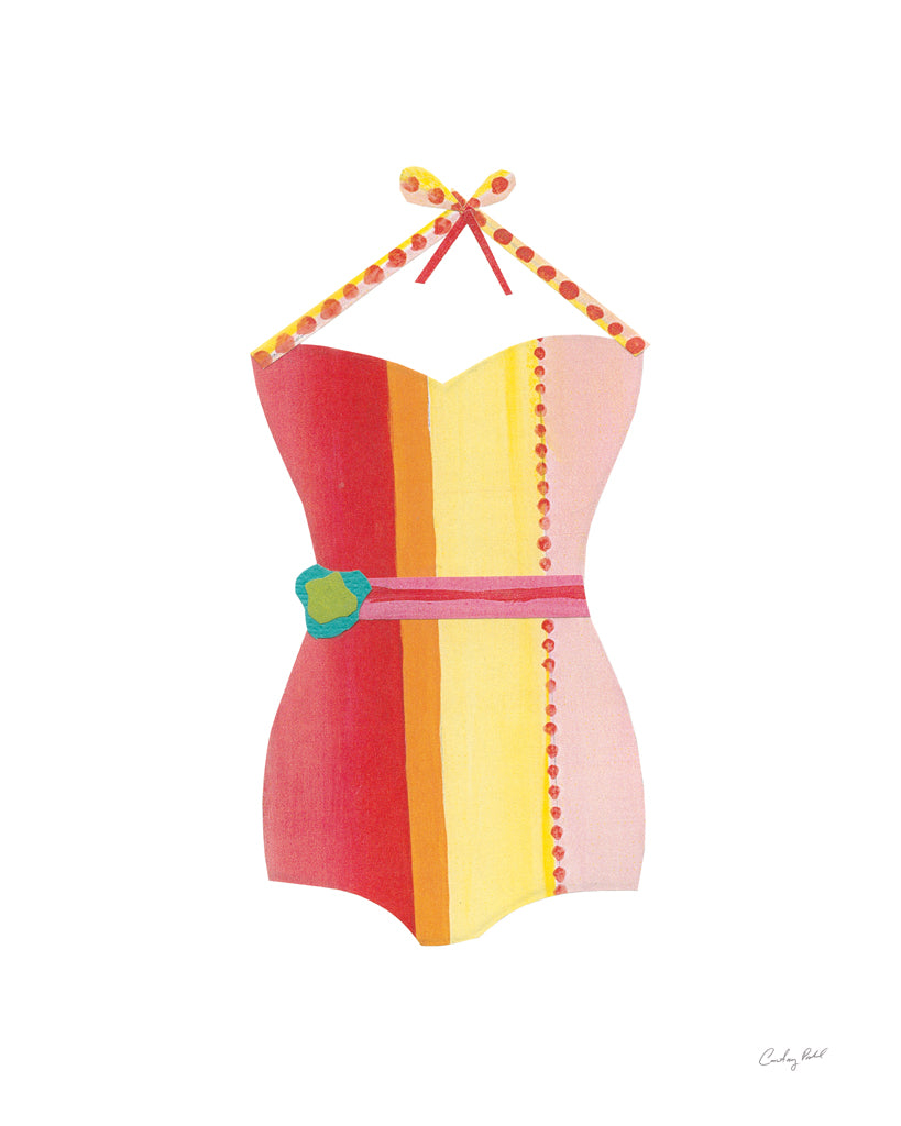 Reproduction of Sea Sand Sun I Single by Courtney Prahl - Wall Decor Art