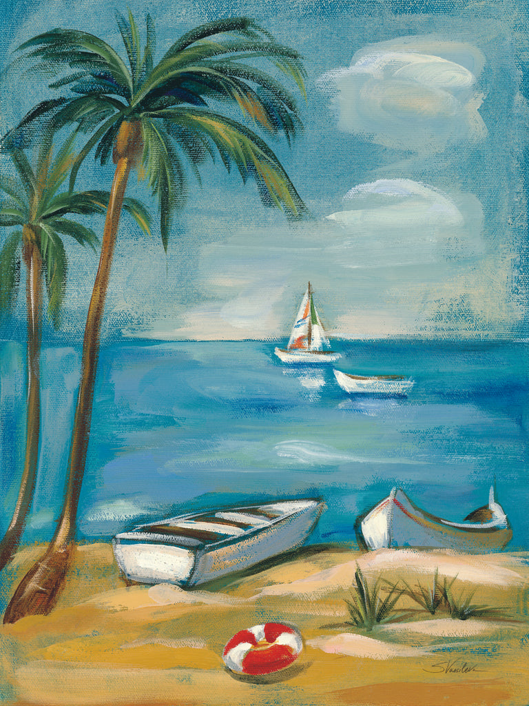 Reproduction of Turquoise Bay I by Silvia Vassileva - Wall Decor Art