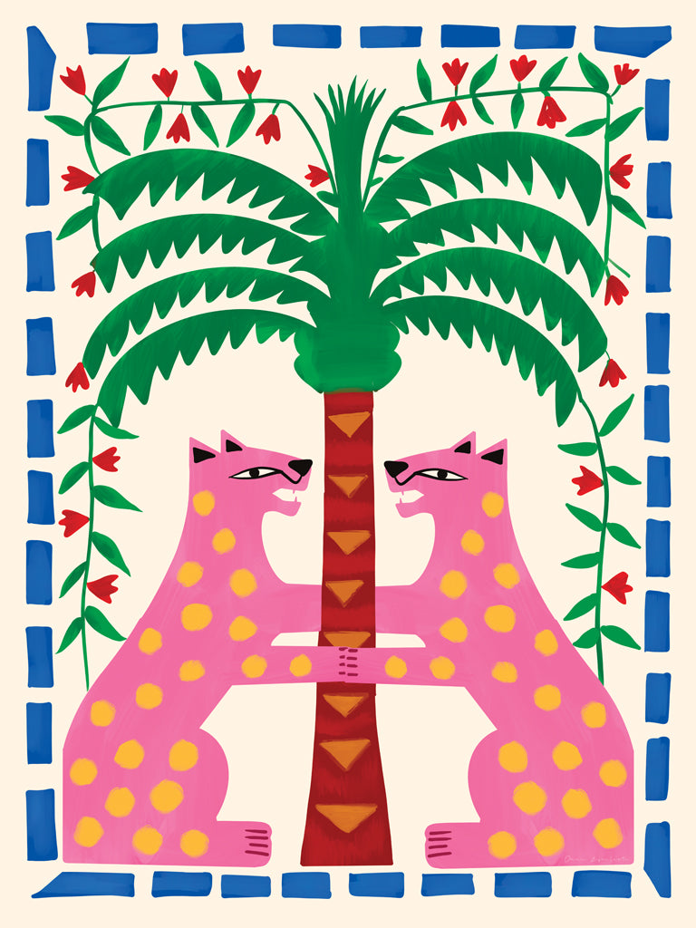 Reproduction of Whispering Palm by Omar Escalante - Wall Decor Art