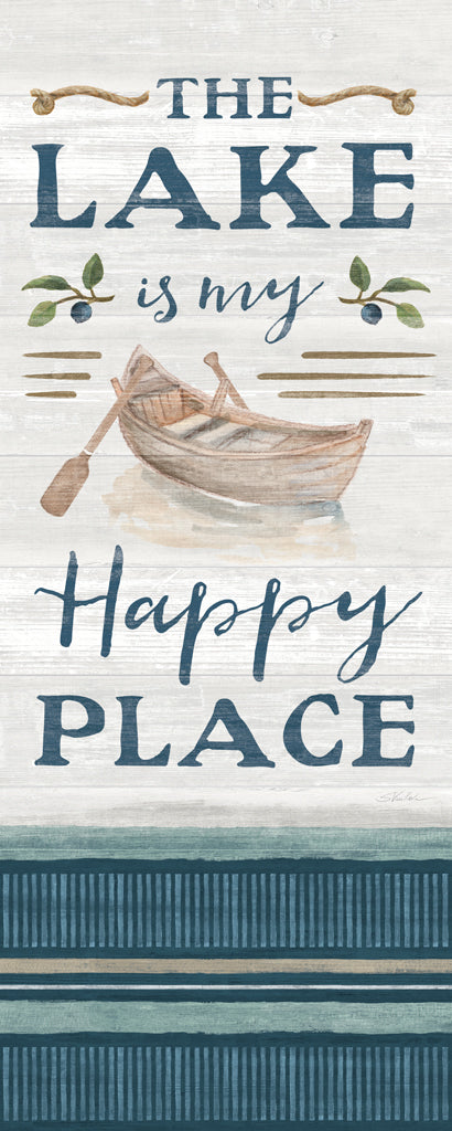 Reproduction of Lakeside Retreat IX Rowboat by Silvia Vassileva - Wall Decor Art