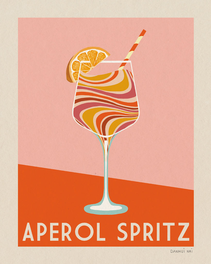 Reproduction of Cocktail Poster III by Danhui Nai - Wall Decor Art