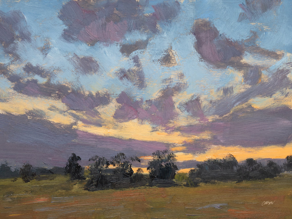 Reproduction of Sweeping Sunset by Carson Overstreet - Wall Decor Art