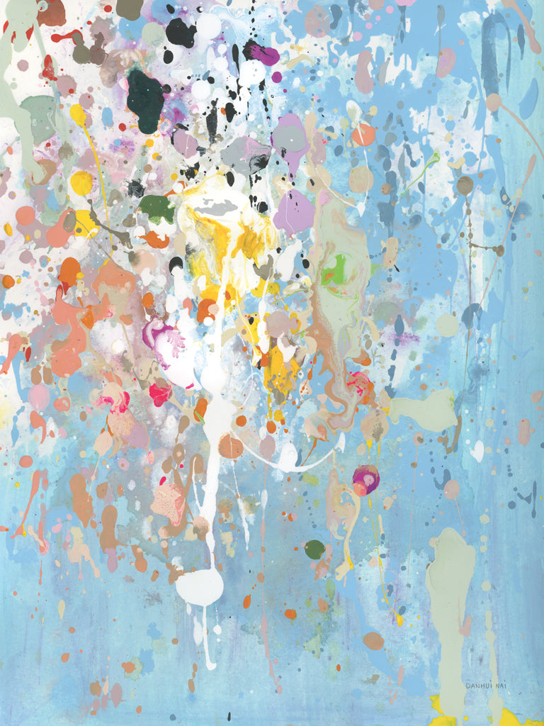 Reproduction of Joyful Splatter by Danhui Nai - Wall Decor Art