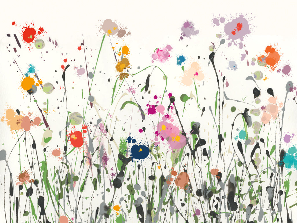 Reproduction of Graffiti Meadow by Danhui Nai - Wall Decor Art