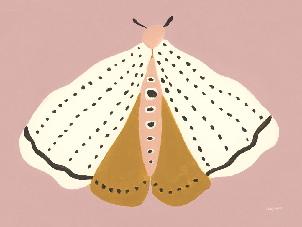 Reproduction of Cinnamon Moth Blush by Haley Knighten - Wall Decor Art
