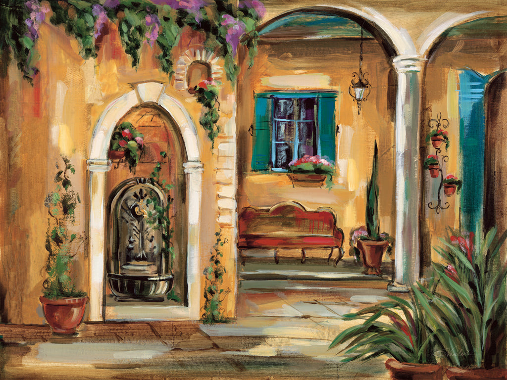 Reproduction of Spanish Veranda II by Silvia Vassileva - Wall Decor Art