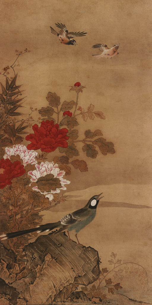 Reproduction of Birds and Flowers by Wild Apple Portfolio - Wall Decor Art