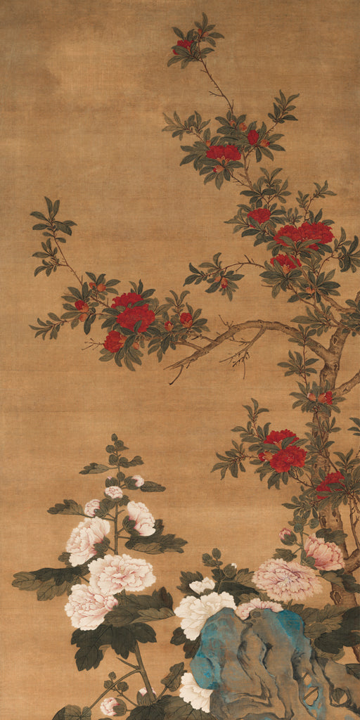 Reproduction of Japanese Flowers by Wild Apple Portfolio - Wall Decor Art