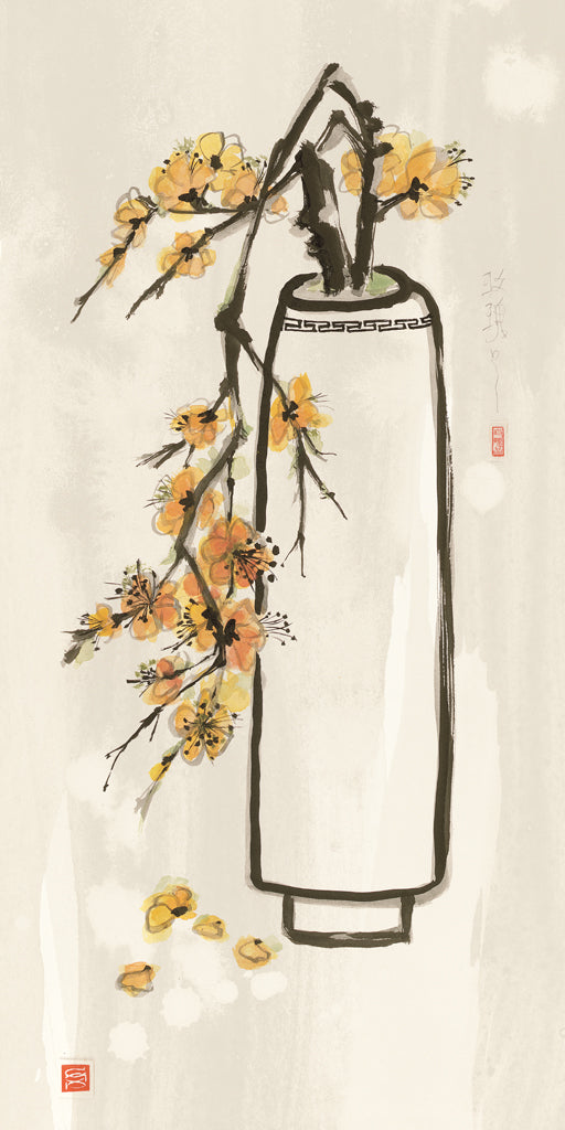 Reproduction of Honey Blossom on Wash by Chris Paschke - Wall Decor Art