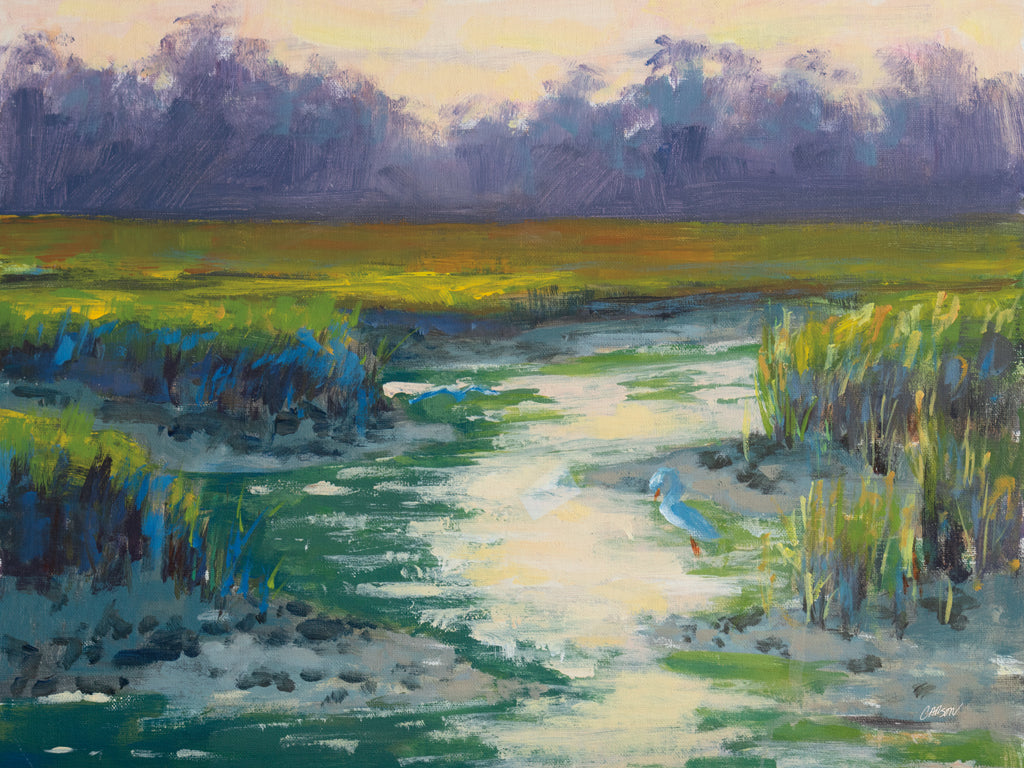 Reproduction of Morning Visitor by Carson Overstreet - Wall Decor Art