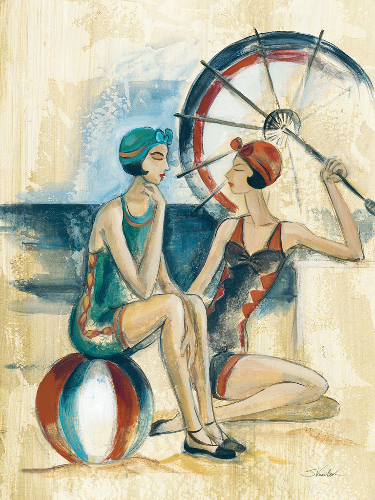 Reproduction of Bathing Beauties I by Silvia Vassileva - Wall Decor Art