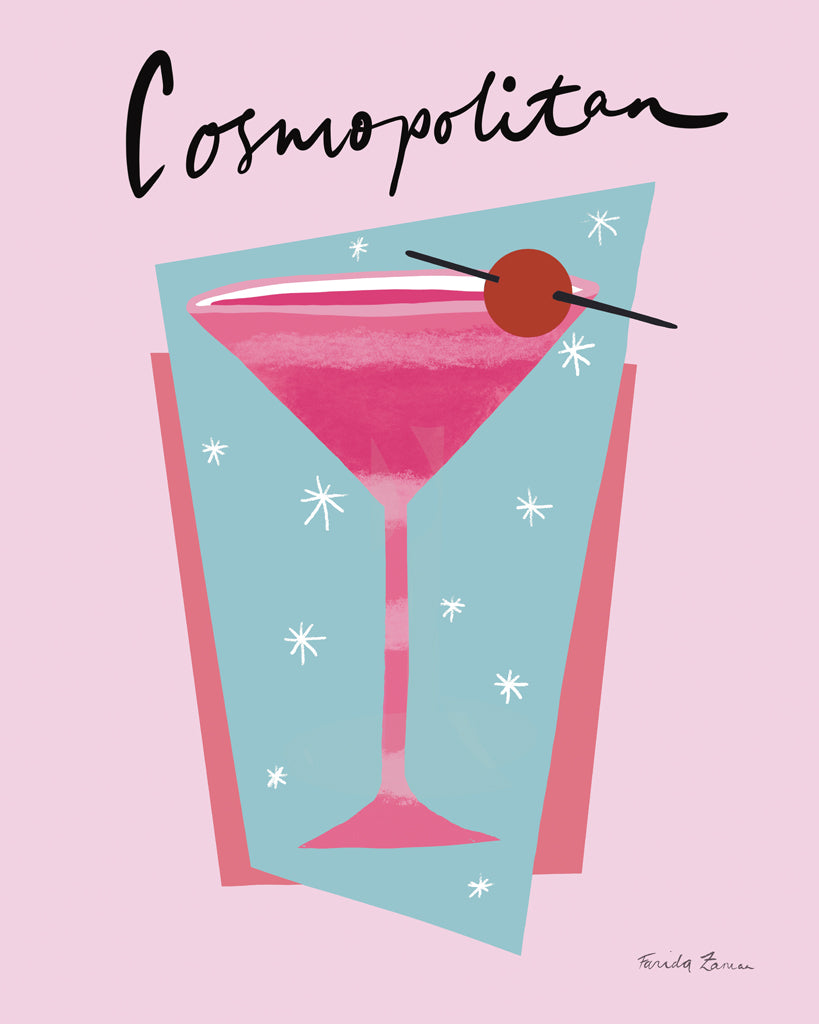 Reproduction of Colorful Cocktails II v2 by Farida Zaman - Wall Decor Art