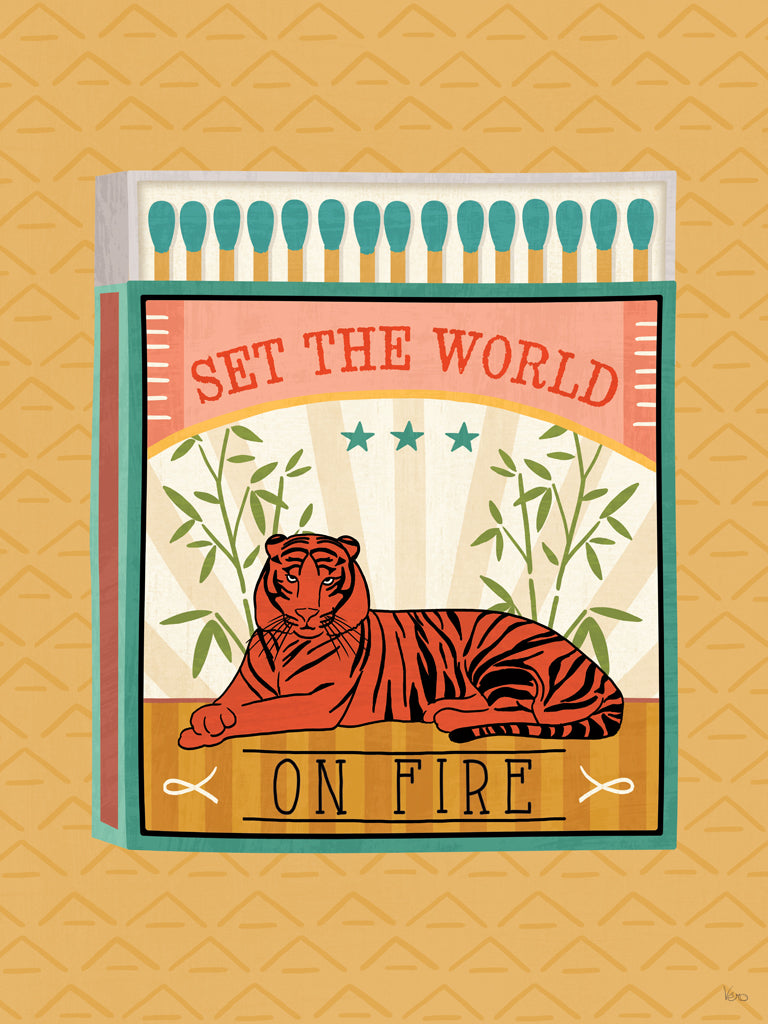 Reproduction of Strike I by Veronique Charron - Wall Decor Art