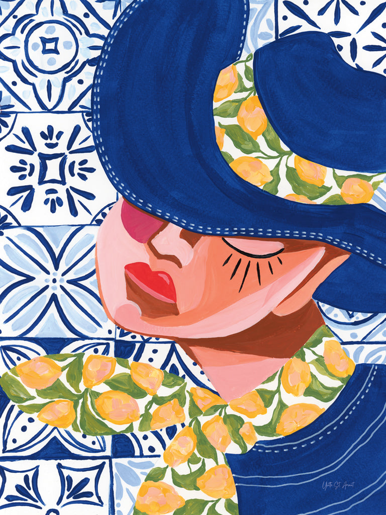 Reproduction of Lemonade Cowgirl by Yvette St. Amant - Wall Decor Art