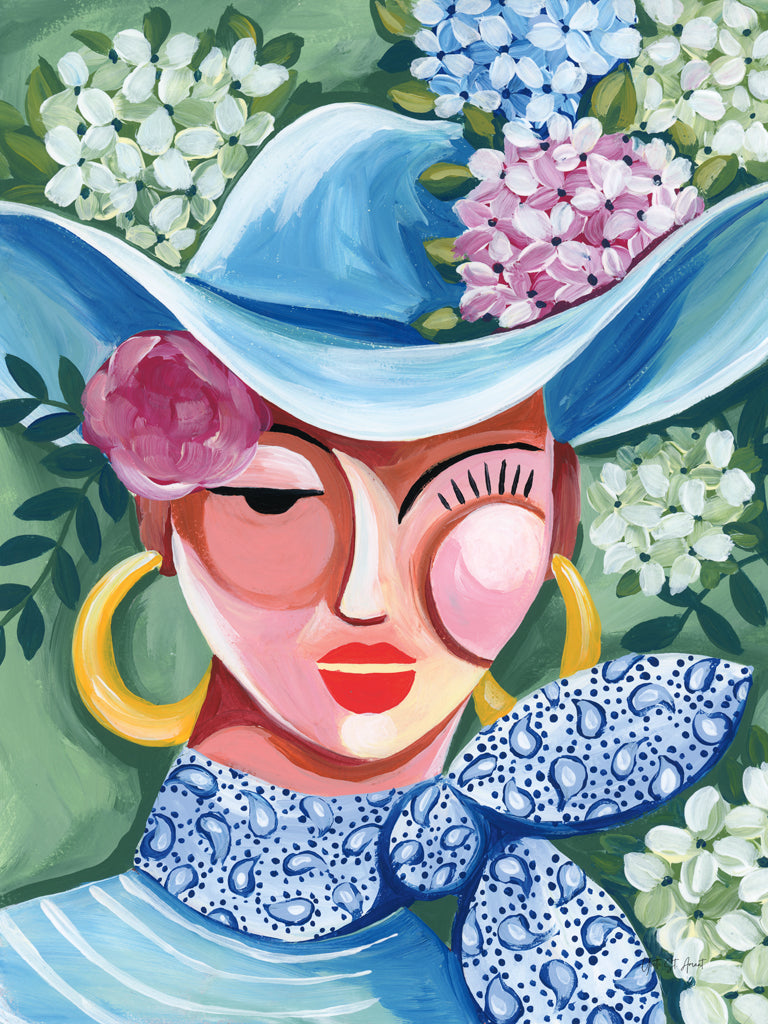 Reproduction of Southern Belle Cowgirl by Yvette St. Amant - Wall Decor Art