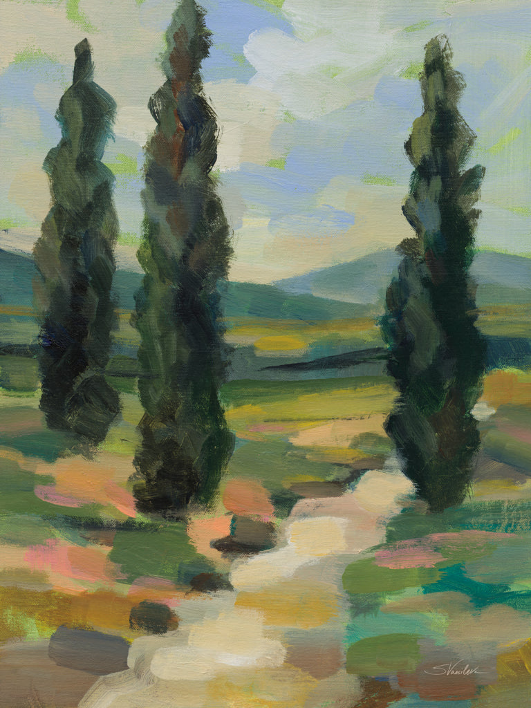 Reproduction of Path in Tuscany by Silvia Vassileva - Wall Decor Art