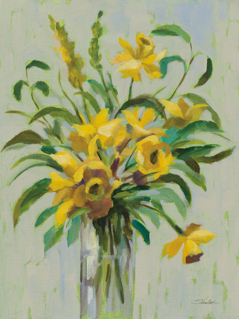 Reproduction of Sunshine Daffodils by Silvia Vassileva - Wall Decor Art