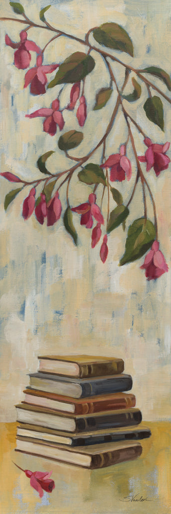 Reproduction of Books on the Porch II by Silvia Vassileva - Wall Decor Art