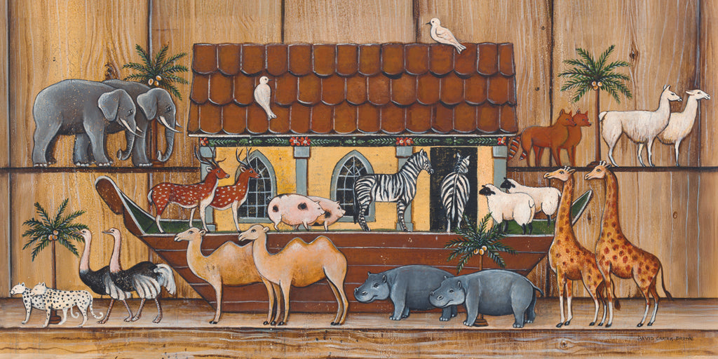 Reproduction of Noahs Ark I by David Carter Brown - Wall Decor Art