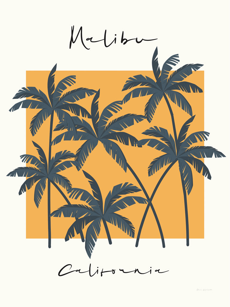 Reproduction of Malibu Retro Vibe by Omar Escalante - Wall Decor Art