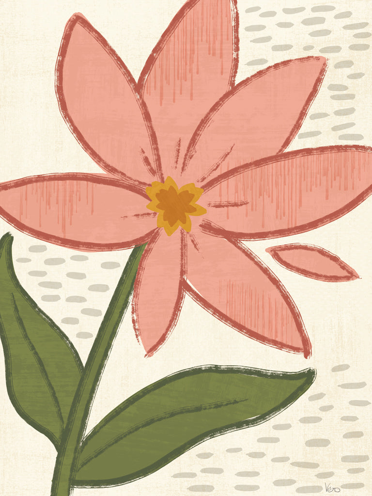 Reproduction of Bold Petals II by Veronique Charron - Wall Decor Art