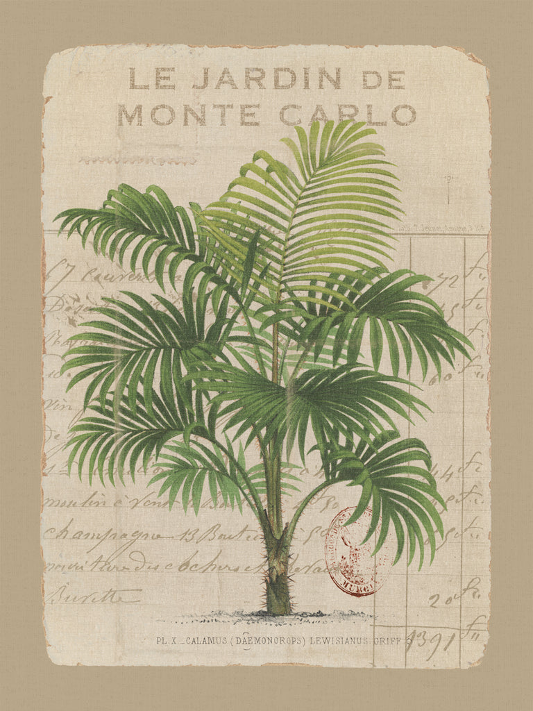 Reproduction of Le Jardin de Monte Carlo by Wild Apple Portfolio - Wall Decor Art