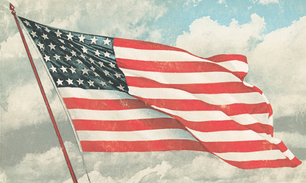 Reproduction of Grand Old Flag by Wild Apple Portfolio - Wall Decor Art