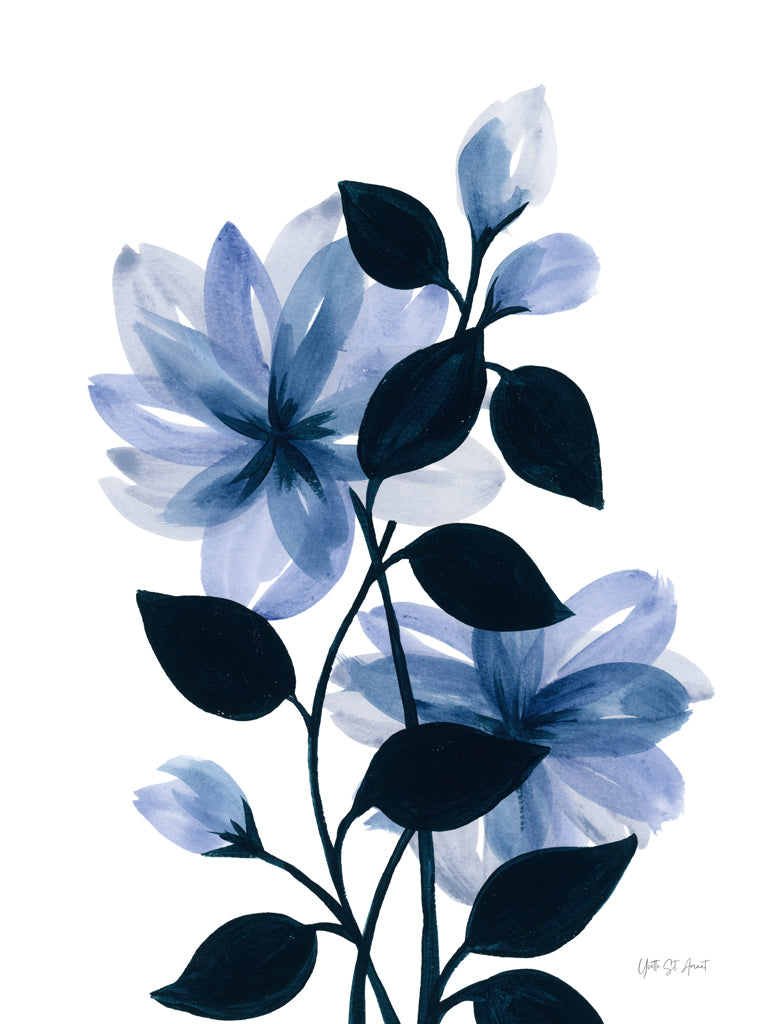 Reproduction of Midnight Blossoms II by Yvette St. Amant - Wall Decor Art