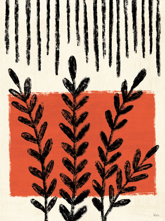 Reproduction of Geometric Flora I by Veronique Charron - Wall Decor Art