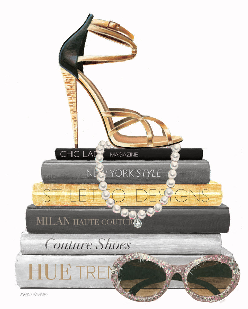 Reproduction of Paris Style Gold I by Marco Fabiano - Wall Decor Art