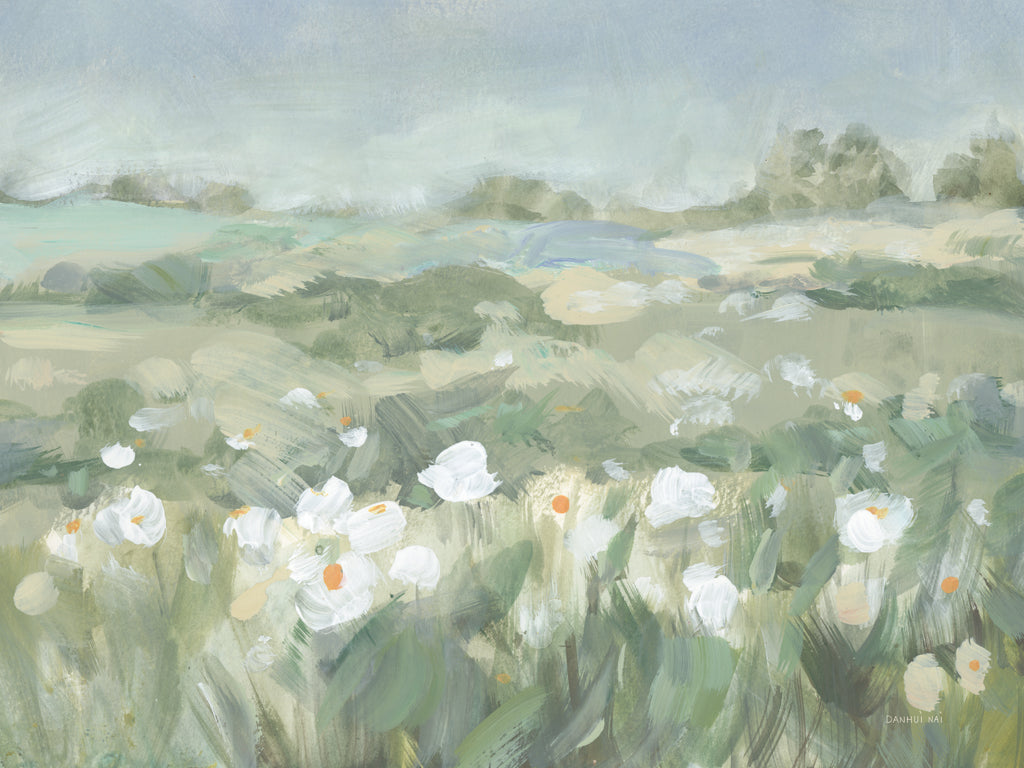 Reproduction of Field of White by Danhui Nai - Wall Decor Art