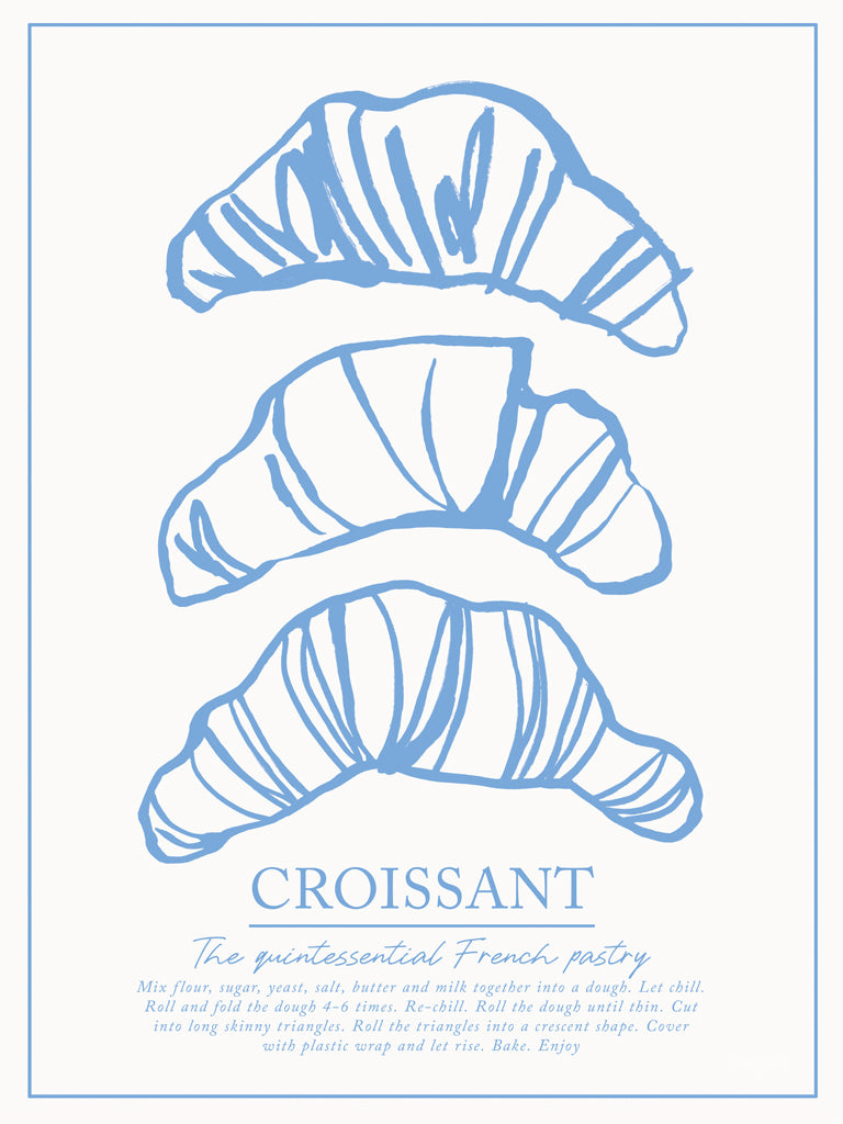 Reproduction of Breakfast Doodles VI White by Jenaya Jackson - Wall Decor Art