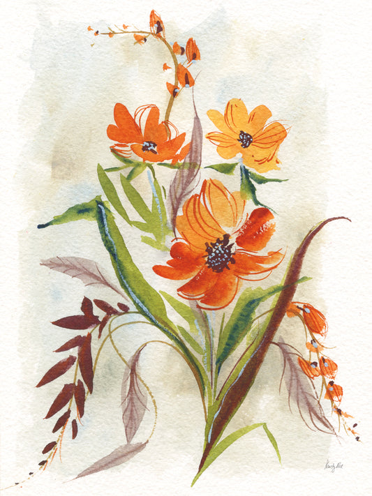 Reproduction of Autumn Bloom by Kristy Rice - Wall Decor Art