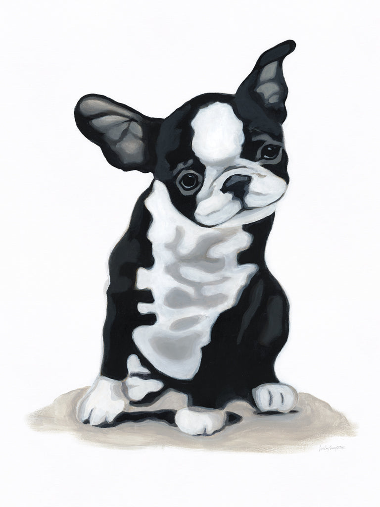 Reproduction of Puppy Rolls by Haley Knighten - Wall Decor Art