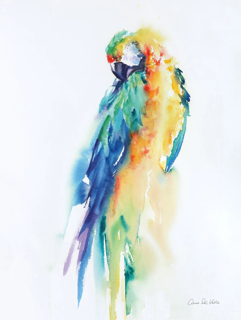 Colorful Parrots II by Aimee Del Valle