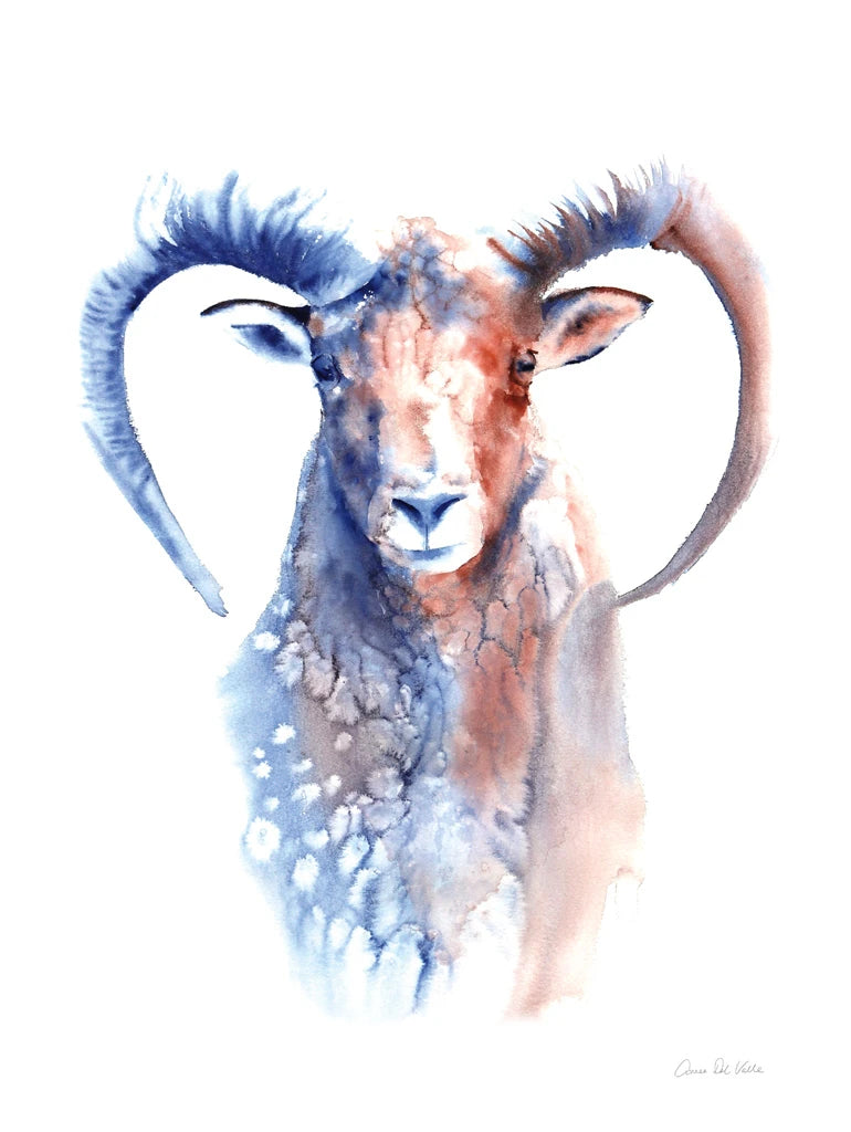 Copper and Blue Ram by Aimee Del Valle