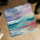 Dramatic Evening by Aimee Del Valle. Shown as a detailed flat fine art print, highlighting archival giclee quality. Available as an archival giclee rolled canvas, fine art paper, or poster print. SKU 68313a.
