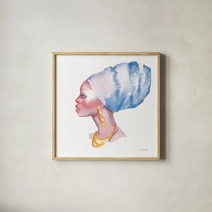 Elegance by Aimee Del Valle. Shown in a natural wood glass frame for a timeless modern aesthetic. Available as an archival giclee rolled canvas, fine art paper, or poster print. SKU 70440a.