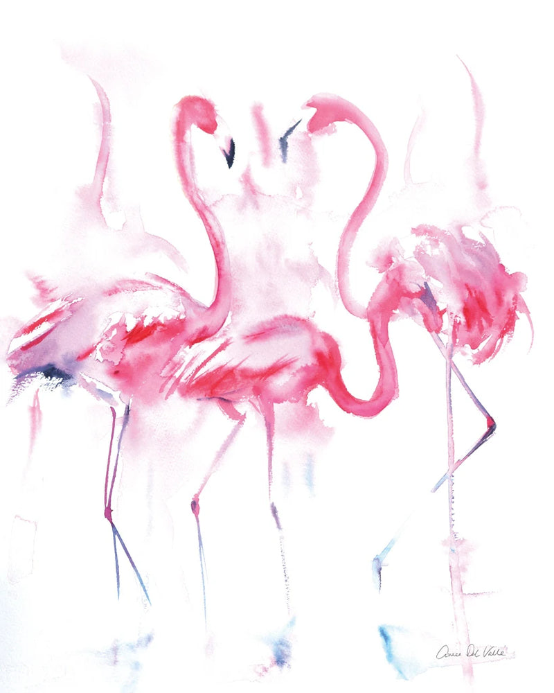 Flamingo Trio by Aimee Del Valle
