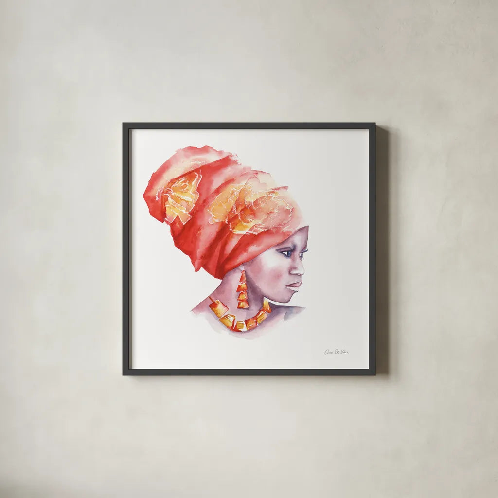 Glow by Aimee Del Valle. Shown in a sleek black glass frame for a contemporary gallery look. Available as an archival giclee rolled canvas, fine art paper, or poster print. SKU 70439a.