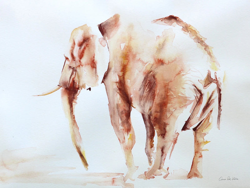 Lone Elephant by Aimee Del Valle