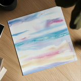Pastel Morning by Aimee Del Valle. Shown as a detailed flat fine art print, highlighting archival giclee quality. Available as an archival giclee rolled canvas, fine art paper, or poster print. SKU 68314a.